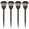 Lace Lot de 4 lampes solaires de jardin avec capteur crépusculaire - S...