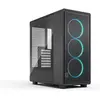 Fractal Epoch TG RGB (schwarz, Tempered Glass), Boîtier PC, Noir