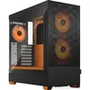 Fractal Design Pop Air RGB Orange Core Tempered Glass Clear Tint