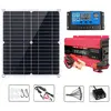 WELAN 12V 200W Kit Panneau Solaire Contrôleur De Chargeur De Batterie+...