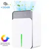 ZENGEST Déshumidificateur électrique-1200 ml-Lumière LED 7 couleurs - Arrêt automatique-Portable-Petit déshumidificateur pour cave,Chambre