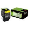 Lexmark 802Y - jaune - originale - cartouche de toner - LCCP, LRP
