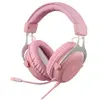 Deltaco Gaming PH85 (Filaire), Casque gaming, Pink, Rose