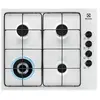 Electrolux Table de cuisson à gaz 60cm 4 foyers - EGS6414W