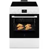 Electrolux Cuisinière vitrocéramique 58l 4 feux blanc - LKR664177W