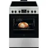 Cuisinière vitrocéramique Electrolux LKR664166X inox 60 cm