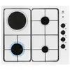 Electrolux Table de cuisson mixte 55cm 4 feux blanc - EGL62821OW