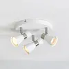 Markslöjd, Applique + plafonnier, FOLIE Ceiling Round 3L White/Satin N...