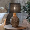 Markslöjd, Lampe de table, Paglia 1 lampe de table Black/Natural (E27)