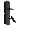 Markslöjd, Applique + plafonnier, CARICA Wall 1L LED Black