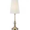 Markslöjd, Lampe de table, NOBLE Table 1L 56cm Offwhite/Antique Brass ...