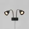 Markslöjd, Applique + plafonnier, CIRO Wall 2L Black/Steel