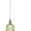 Markslöjd, Suspension, GOTA Pendant 1L Antique Brass/ Green (E14)