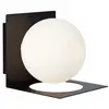 Markslöjd ZENIT-Applique de salle de bain Métal/Verre dépoli Ø12cm