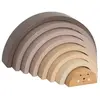 Jabadabado - houten stapelregenboog neutraal