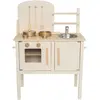Jabadabado Kinder Speelkeuken - Keuken incl. accessoires - Cream - Kitchen with pot & pan