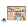 JaBaDaBaDo Shelfs with safari animals - Houten speelgoed - Cadeau speelgoed