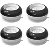 SOLLBRY 4 Pièces Tapis Anti Vibration Machine a Laver, Support Machine a Laver en Caoutchouc Anti-Vibration, Universal Amortisseurs de Vibrations pour