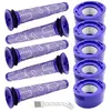 Sollbry - Lot de 10 filtres d'aspirateur de rechange compatibles avec les aspirateurs sans fil Dyson V7, V8 - 5 pré-filtres, 5 post-filtres