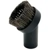 SOLLBRY Lot de 2 brosses à poussière rondes de rechange pour aspirateur à poils souples de 1,25' 1-1/4' 32 mm, brosse noire pour tuyau d'aspirateur de 1,25'