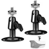 SOLLBRY Support Caméra Extérieur Mural, 360° Réglable Fixation Support Murale Camera Surveillance Intérieur et Extérieur Plafond RéGlable pour Surveiller