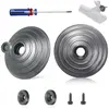 Sollbry Roues Rechange pour Dyson V6 V7 V8 V10 V12 DC58 DC59 DC62 DC72 DC74 SV10 SSV12 SV20, Accessoires tête de Nettoyage entraînement Direct 35W
