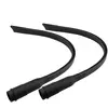 SOLLBRY 2 Pièces Embout Aspirateur Universel, 65.5 cm Long Suceur Plat Flexible, Buse Plate pour Aspirateurs Raccord 32/35 mm, Suceur Aspirateur pour