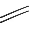 Tubes pour 2 barres de toit carrées acier norauto 1m 118cm