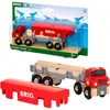 Brio Camion de Transport de Bois Ravensburger - Rouge - Bois - 223x40x133 mm