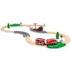 Ravensburger BRIO Pull Back Treinset - Houten Trein voor Kinderen vanaf 3 Jaar