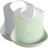BabyBjörn Bavoir, lot de 2, Gris/Vert pastel