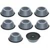 Pieds anti-vibrations - INF - 8-pack - Gris - Pour lave-linge et sèche...