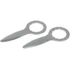Bahco Lames Droites A Dentelées 25 Mm 2 Unités