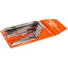Bahco Jeu de 11 clés mâles 6 pans 2 à 12 mm finition nickelée 1998M/11...
