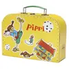 Micki - Pippi Langkous Koffer Geel 25cm