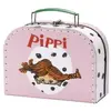 Kinderboeken Pippi Langkous koffer roze 20 cm speelgoedkoffer.