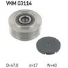 Dynamovrijloop VKM03114 SKF
