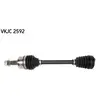 Aandrijfas VKJC2592 SKF