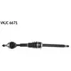 Aandrijfas VKJC6671 SKF