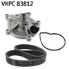 Multiriem set + waterpomp VKMC33843 SKF