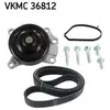 Multiriem set + waterpomp VKMC36812 SKF