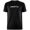 T-Shirt met Korte Mouwen Craft Core Essence Logo Zwart