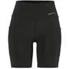 CRAFT ESSENCE SHORT TIGHTS 3 W Dames Sportlegging - Zwart