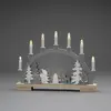 Konstsmide 3260-320 Kerstboog Bos Warmwit LED Grijs