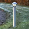Konstsmide Staande moderne tuinlamp Heimdal 102cm mat zilver - 512-312