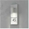Konstsmide Numero de maison Eclaire Galva