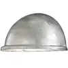 Konstsmide Torino - Wandlamp kwartrond flush klein - 230V - E14 - zink