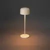 Konstsmide 7834-330 Lille Lampe de table LED sans fil pour intérieur/extérieur Sable 11 x 11 x 36 cm Sable