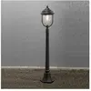 Konstsmide Parma 7225-750 Lampadaire en aluminium laqué IP43 Noir mat 24 x 24 x 118 cm 1 x 75 W