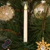 Konstsmide, Bougie à LED, 1920-100 Sapin de Noël radio-B (10 x)
